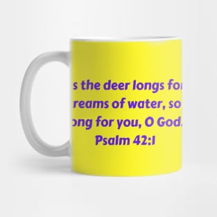 Bible Verse Psalm 42:1 Mug